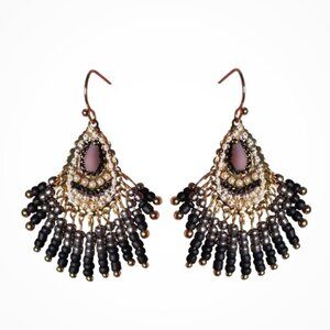 Crystal Cz Boho Earrings Y2K Vintage Retro Dangle Jewelry Boheme